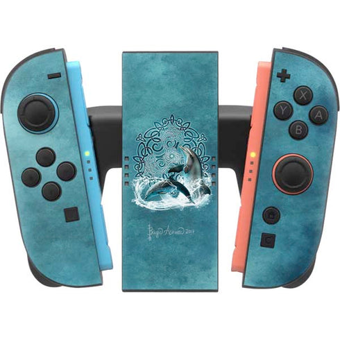 Celtic Dolphin by Brigid Ashwood Nintendo Switch 2 (2025) Joy-Con Controller Skin