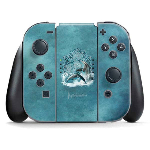 Celtic Dolphin by Brigid Ashwood Nintendo Skins
