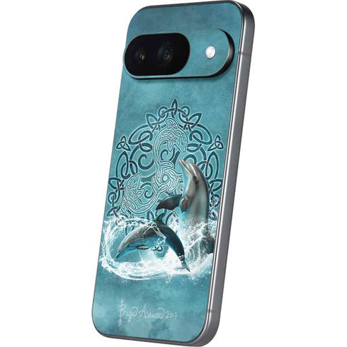 Celtic Dolphin by Brigid Ashwood Google Pixel 9 Skin