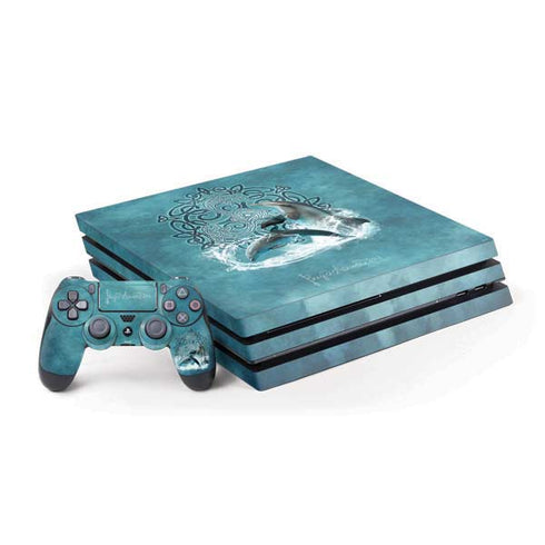 Celtic Dolphin by Brigid Ashwood PlayStation PS4 Skins