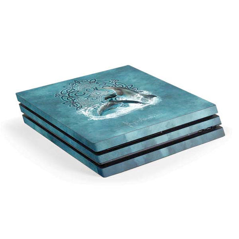 Celtic Dolphin by Brigid Ashwood PlayStation PS4 Skins