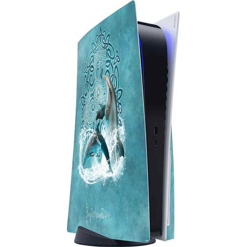 Celtic Dolphin by Brigid Ashwood PlayStation PS5 Skins