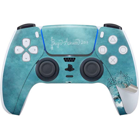 Celtic Dolphin by Brigid Ashwood PS5 Pro Disk Bundle Skin