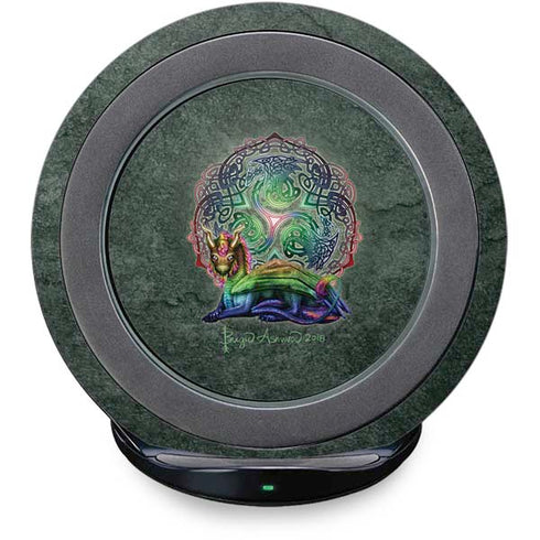 Celtic Dragon by Brigid Ashwood Fast Charge Wireless Charging Stand Skin