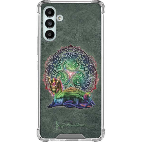 Celtic Dragon by Brigid Ashwood Galaxy A13 5G Clear Case