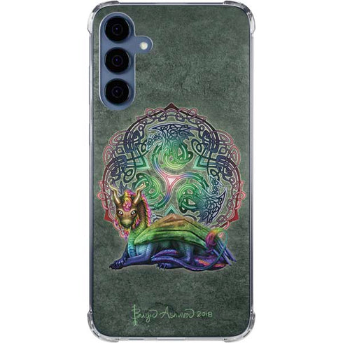 Celtic Dragon by Brigid Ashwood Galaxy A55 5G Clear Case