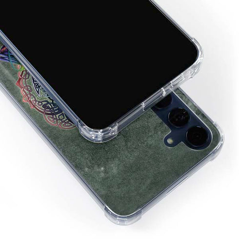 Celtic Dragon by Brigid Ashwood Galaxy A55 5G Clear Case