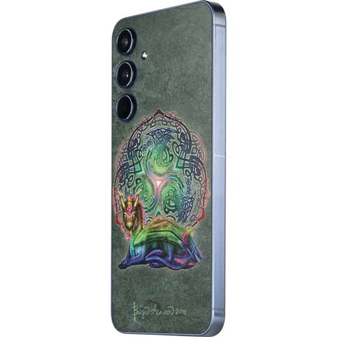 Celtic Dragon by Brigid Ashwood Galaxy A55 5G Skin