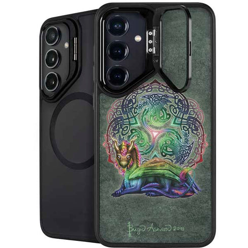 Celtic Dragon by Brigid Ashwood Galaxy S25 Kickstand Case