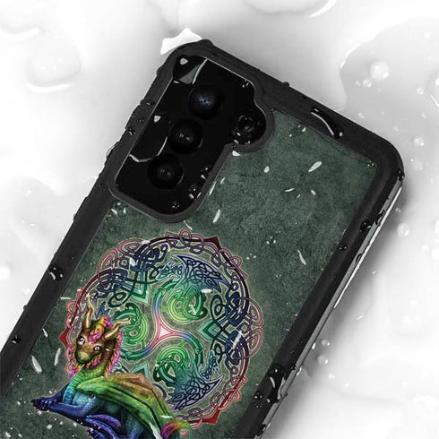 Celtic Dragon by Brigid Ashwood Galaxy S24 Plus Waterproof Case