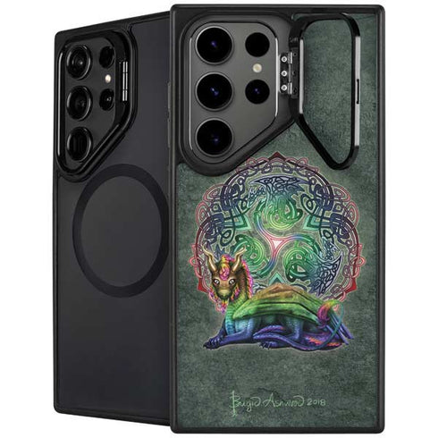 Celtic Dragon by Brigid Ashwood Galaxy S24 Ultra Kickstand Case