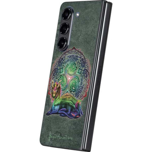 Celtic Dragon by Brigid Ashwood Galaxy Z Fold5 5G Skin