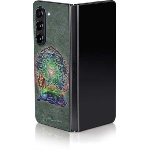 Celtic Dragon by Brigid Ashwood Galaxy Z Fold5 5G Skin