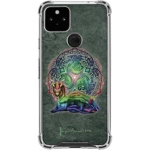 Celtic Dragon by Brigid Ashwood Pixel Cases