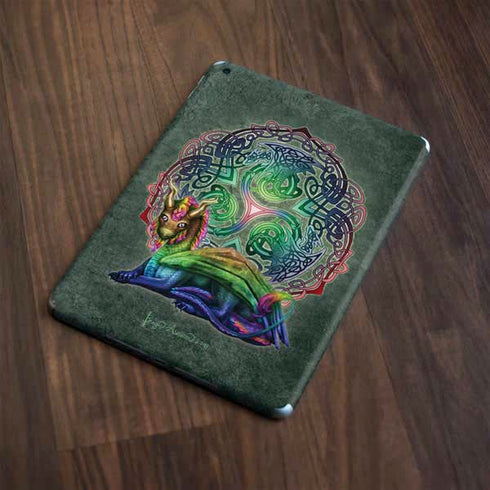 Celtic Dragon by Brigid Ashwood Apple iPad Skin