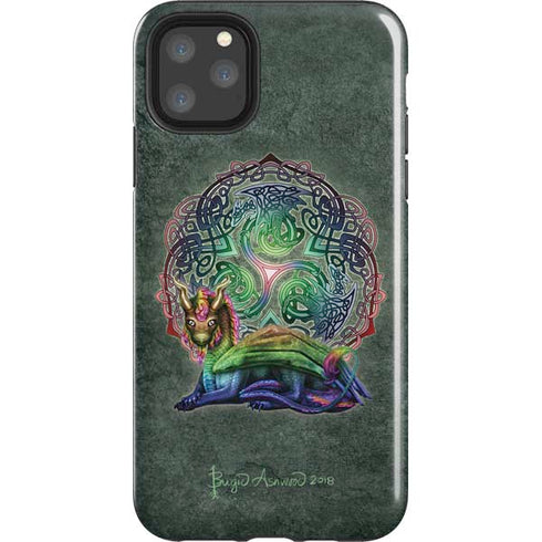 Celtic Dragon by Brigid Ashwood iPhone Cases