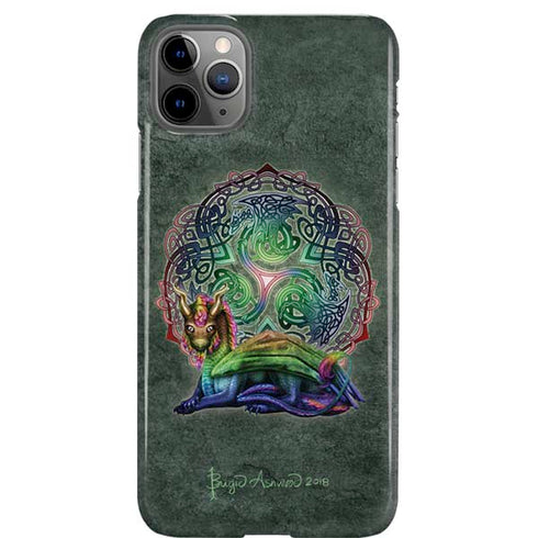 Celtic Dragon by Brigid Ashwood iPhone Cases