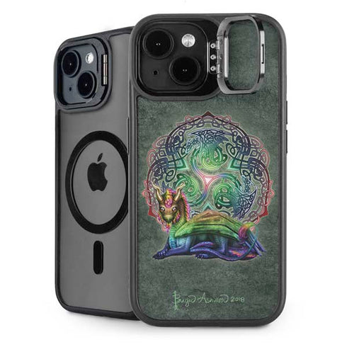 Celtic Dragon by Brigid Ashwood iPhone 13 Kickstand Case