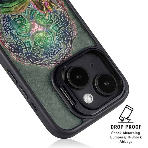 Celtic Dragon by Brigid Ashwood iPhone 13 Kickstand Case