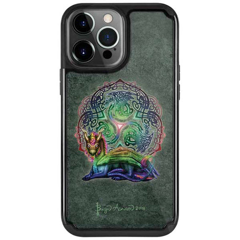 Celtic Dragon by Brigid Ashwood iPhone Cases