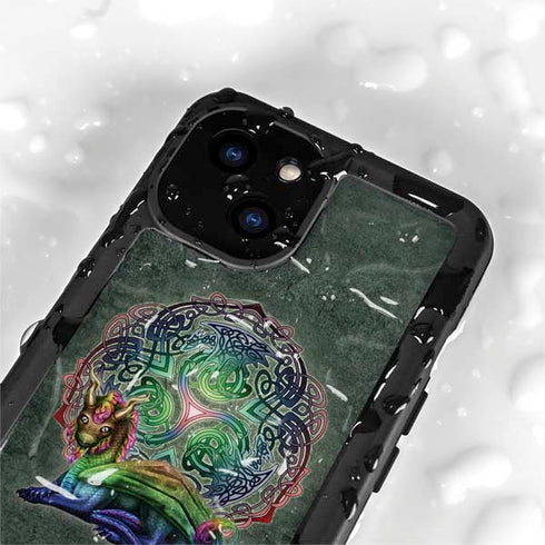 Celtic Dragon by Brigid Ashwood iPhone 15 Plus Waterproof Case