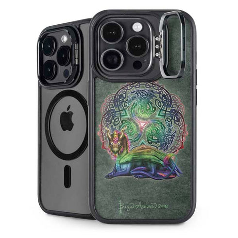 Celtic Dragon by Brigid Ashwood iPhone 15 Pro Kickstand Case