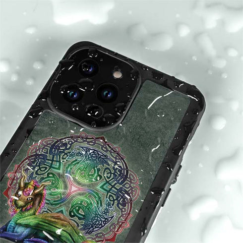 Celtic Dragon by Brigid Ashwood iPhone 15 Pro Waterproof Case