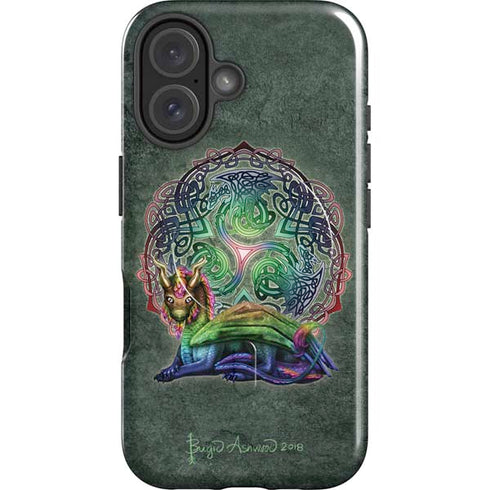 Celtic Dragon by Brigid Ashwood iPhone 16 Magsafe Impact Case