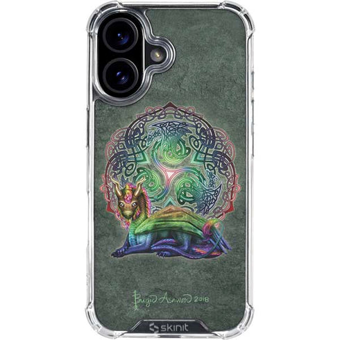 Celtic Dragon by Brigid Ashwood iPhone 16 Plus Clear Case