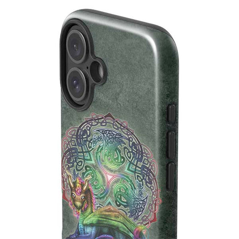 Celtic Dragon by Brigid Ashwood iPhone 16 Plus Impact Case