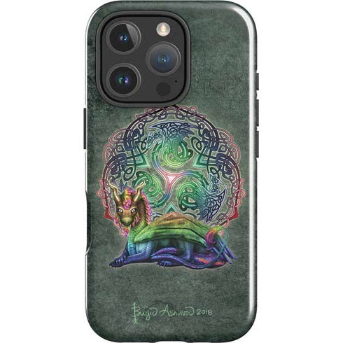 Celtic Dragon by Brigid Ashwood iPhone 16 Pro Max Impact Case