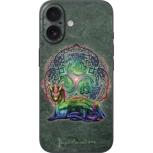 Celtic Dragon by Brigid Ashwood iPhone 16 Skin