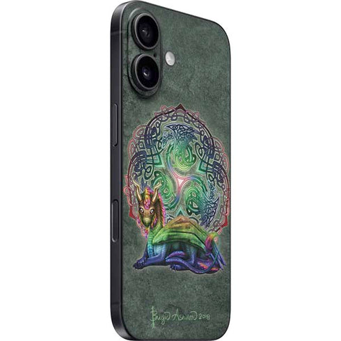 Celtic Dragon by Brigid Ashwood iPhone 16 Skin