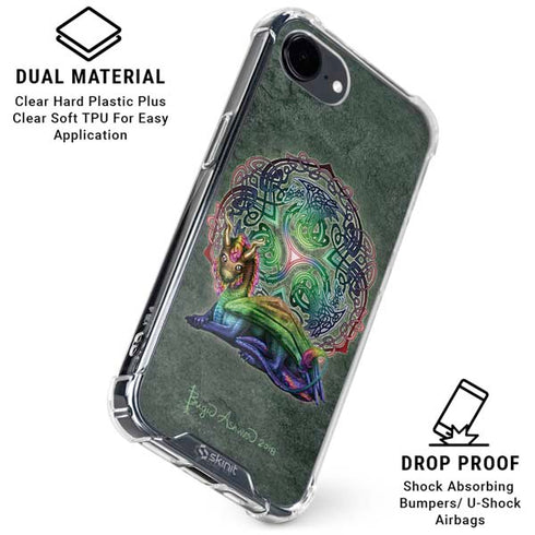 Celtic Dragon by Brigid Ashwood iPhone 16e Clear Case