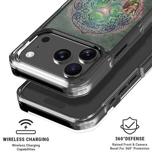 Celtic Dragon by Brigid Ashwood iPhone 18 Pro Clear Case