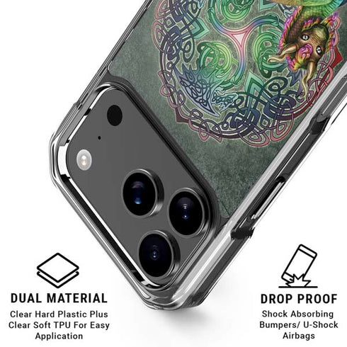 Celtic Dragon by Brigid Ashwood iPhone 18 Pro Clear Case