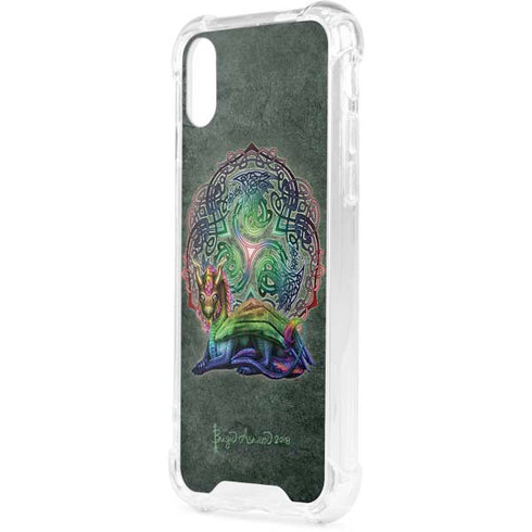 Celtic Dragon by Brigid Ashwood iPhone XS Clear Case