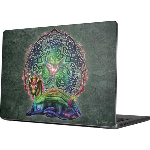 Celtic Dragon by Brigid Ashwood Apple MacBook Pro 14-inch Skin