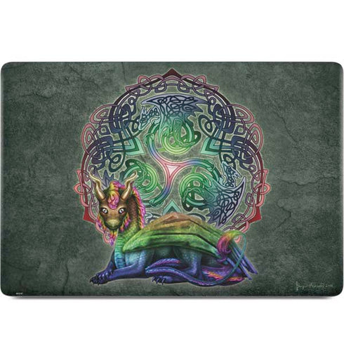 Celtic Dragon by Brigid Ashwood MacBook Skins