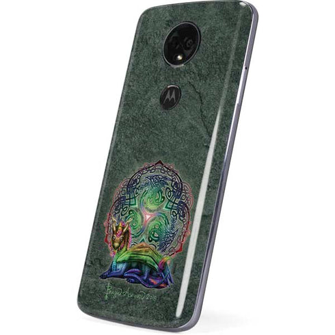 Celtic Dragon by Brigid Ashwood Moto E5 Plus Skin