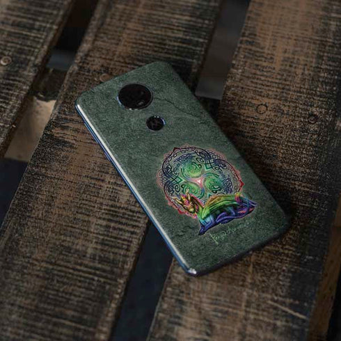 Celtic Dragon by Brigid Ashwood Moto E5 Plus Skin