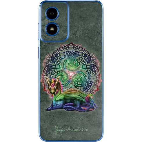 Celtic Dragon by Brigid Ashwood Moto G Play 4G (2024) Skin