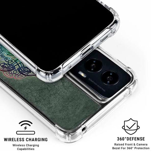Celtic Dragon by Brigid Ashwood Moto G Power 5G (2024) Clear Case