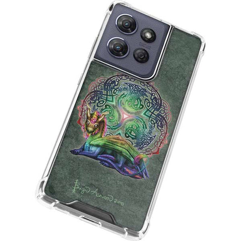 Celtic Dragon by Brigid Ashwood Moto G Power 5G (2025) Clear Case