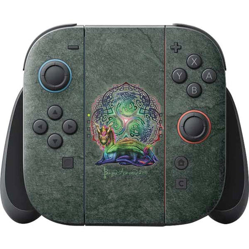 Celtic Dragon by Brigid Ashwood Nintendo Switch 2 (2025) Joy-Con Controller Skin