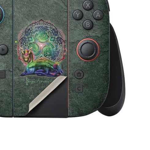 Celtic Dragon by Brigid Ashwood Nintendo Switch 2 (2025) Joy-Con Controller Skin