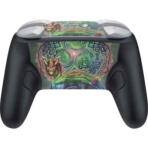 Celtic Dragon by Brigid Ashwood Nintendo Switch 2 (2025) Pro Controller Skin