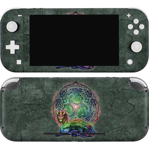 Celtic Dragon by Brigid Ashwood Nintendo Switch Lite Skin