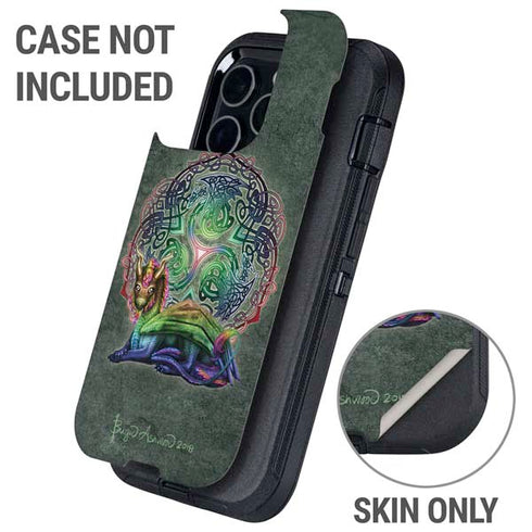 Celtic Dragon by Brigid Ashwood Otterbox Defender iPhone Skin