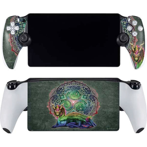 Celtic Dragon by Brigid Ashwood PlayStation PS5 Skins